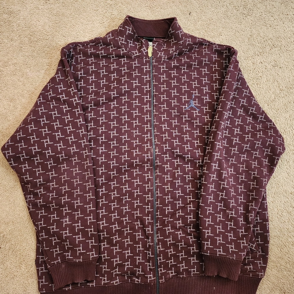 Air Jordan V Burgundy Jacket